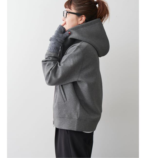 Spick and Span「《新色有り / 追加》ストレッチジップフードパーカー」|パーカー|