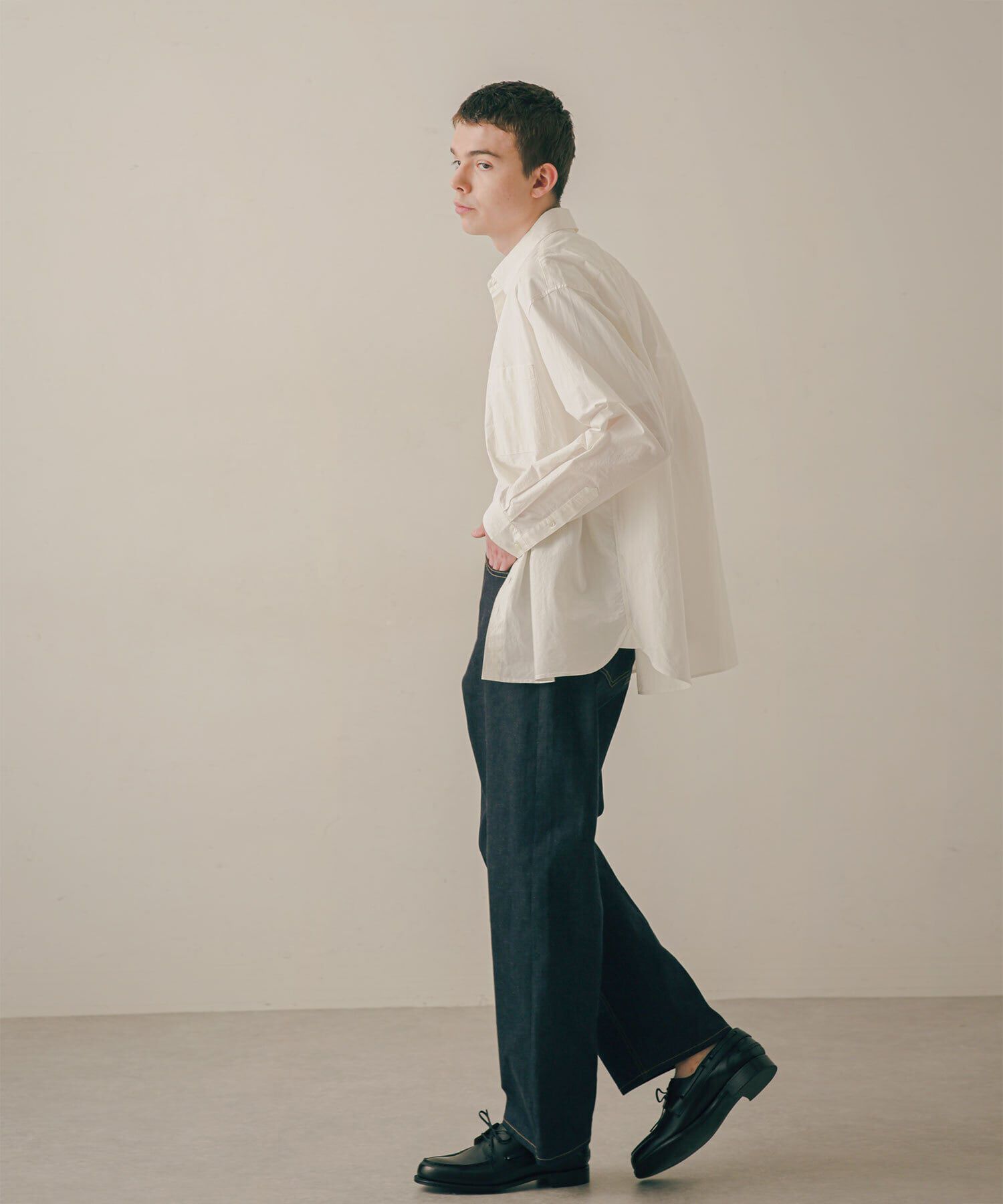 nano･universe「LB.03/｢ESSENTIAL LINE｣デタッチャブルカラーシャツ」|シャツ・ブラウス|