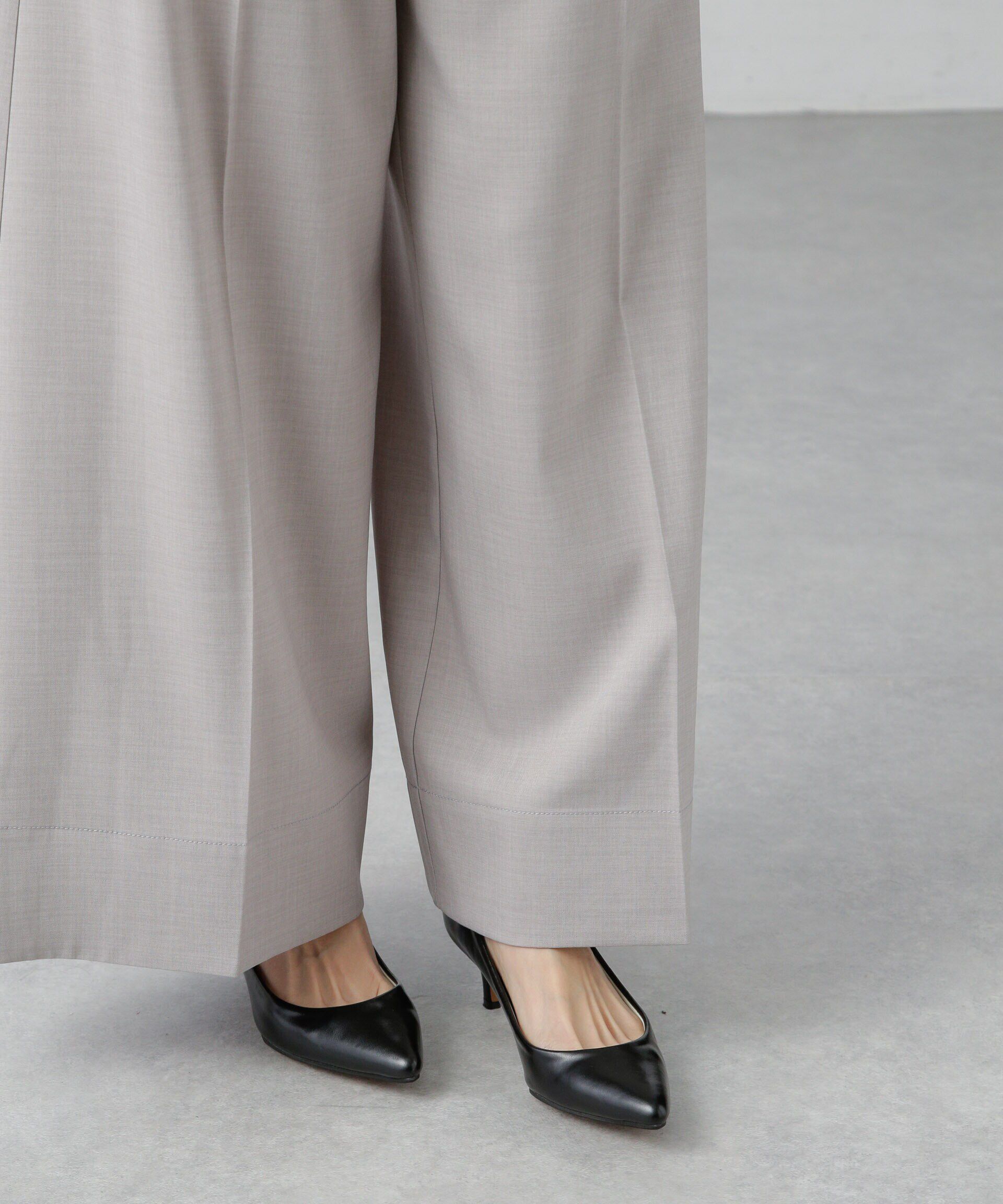 nano･universe「ローヒールパンプス」|パンプス|ブラック