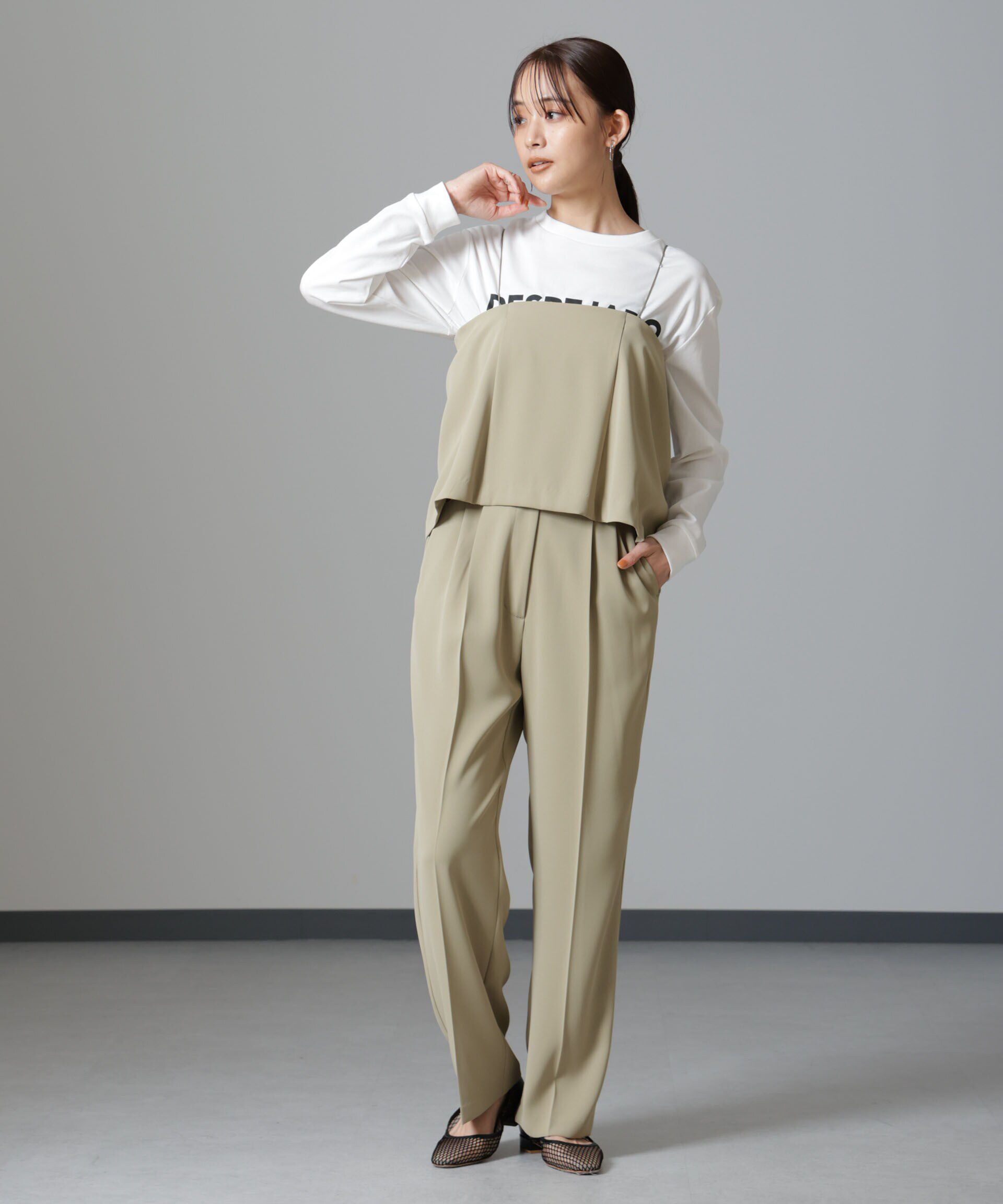 nano･universe「ベアトップキャミセットパンツ」|チノ|