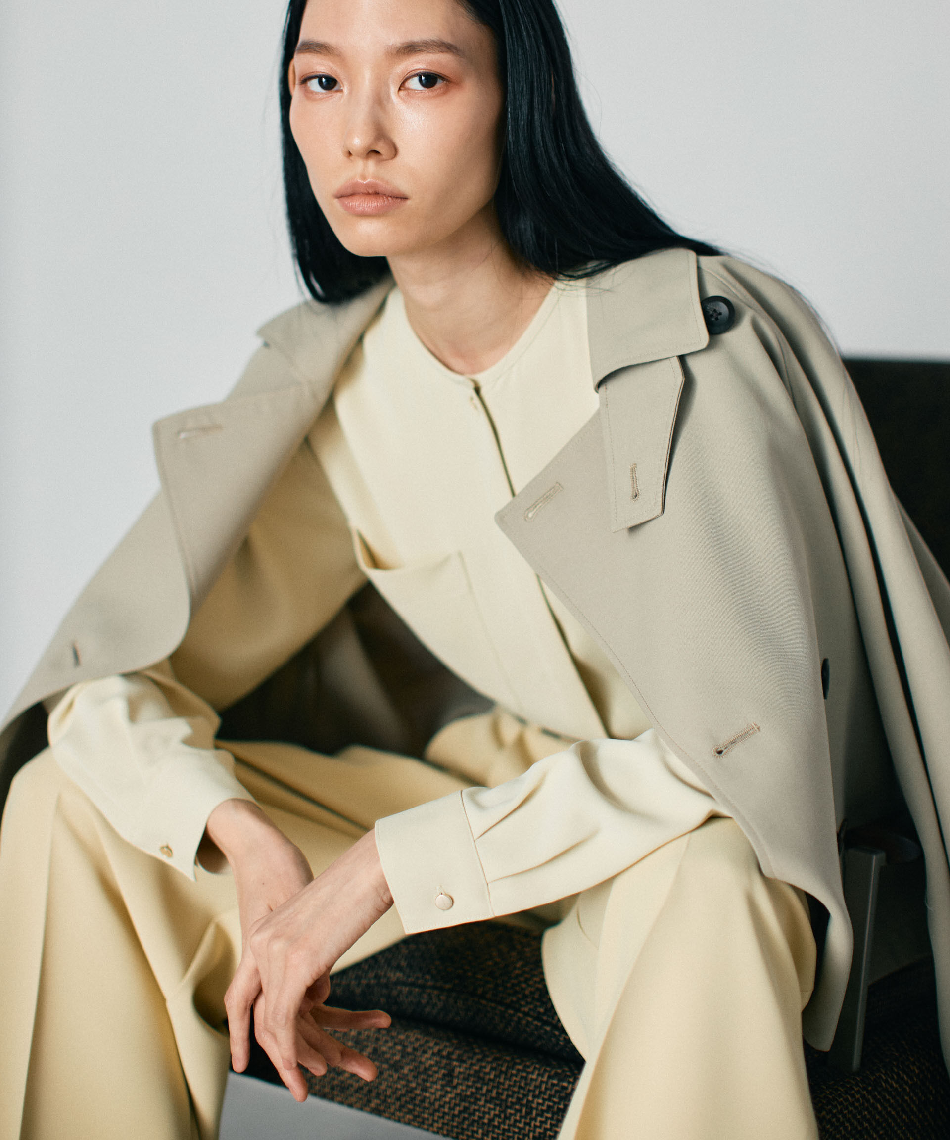 nano･universe「ツイルワイドスラックス」|チノ|