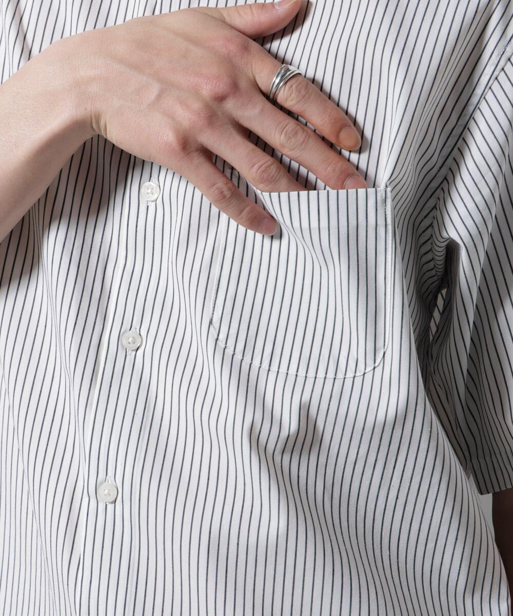 nano･universe「「ICE FLOW LINEN」バリエーションシャツ 半袖」|シャツ・ブラウス|