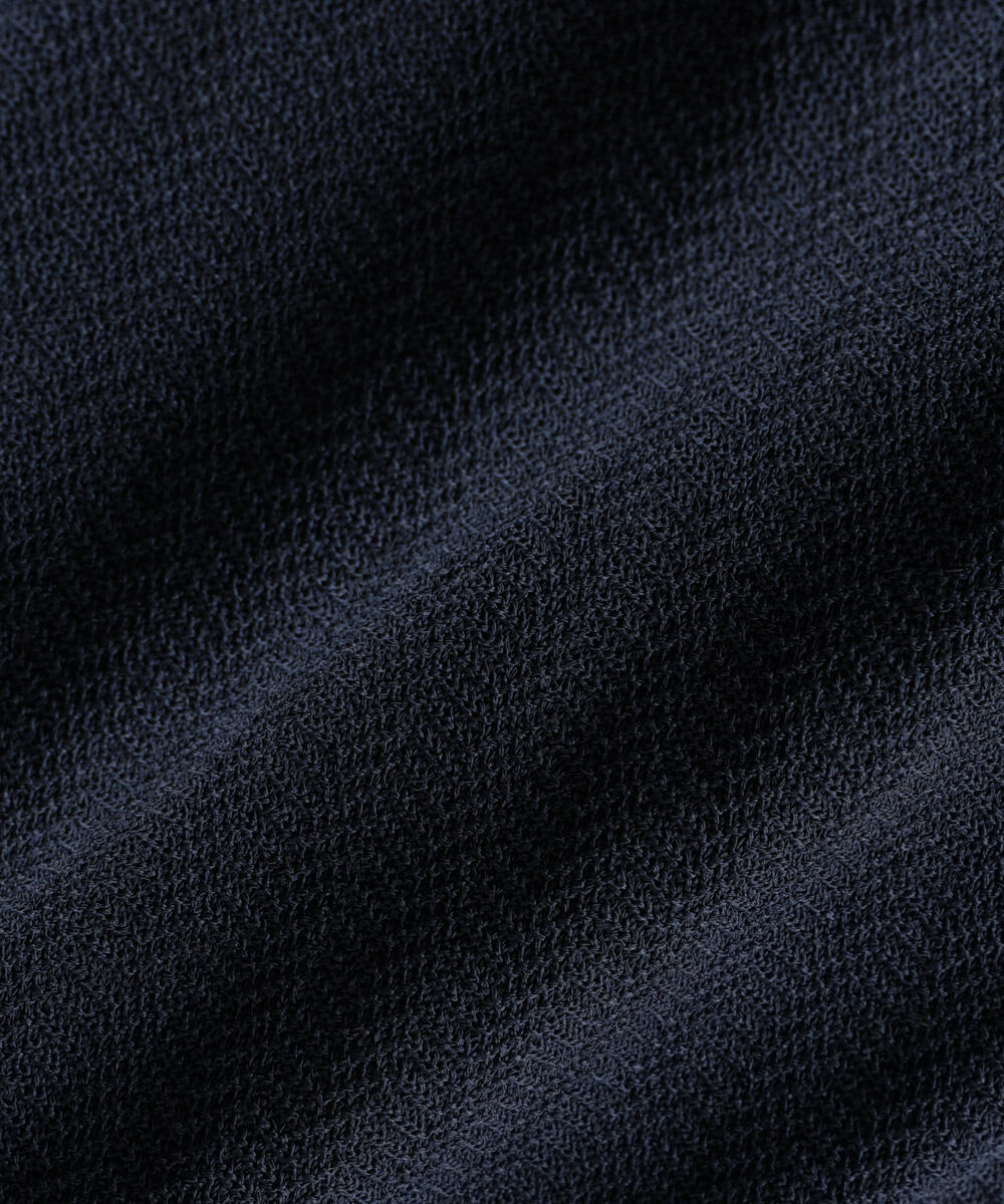 nano･universe「｢Damerino｣ヘリンボンクルーネックTシャツ/防シワ・吸水速乾・UVカット」|Tシャツ・カットソー|