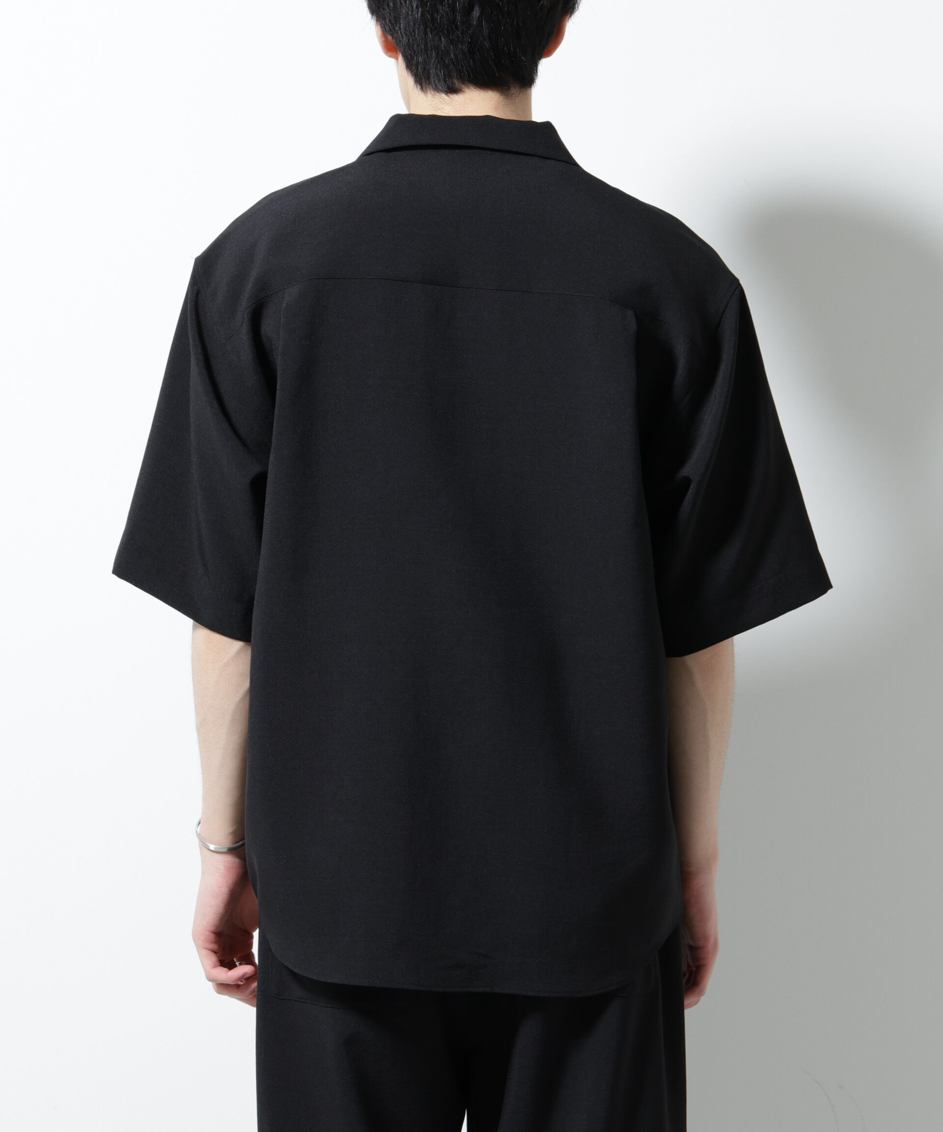 nano･universe「メランジドライオープンカラーシャツ（セットアップ可）」|シャツ・ブラウス|