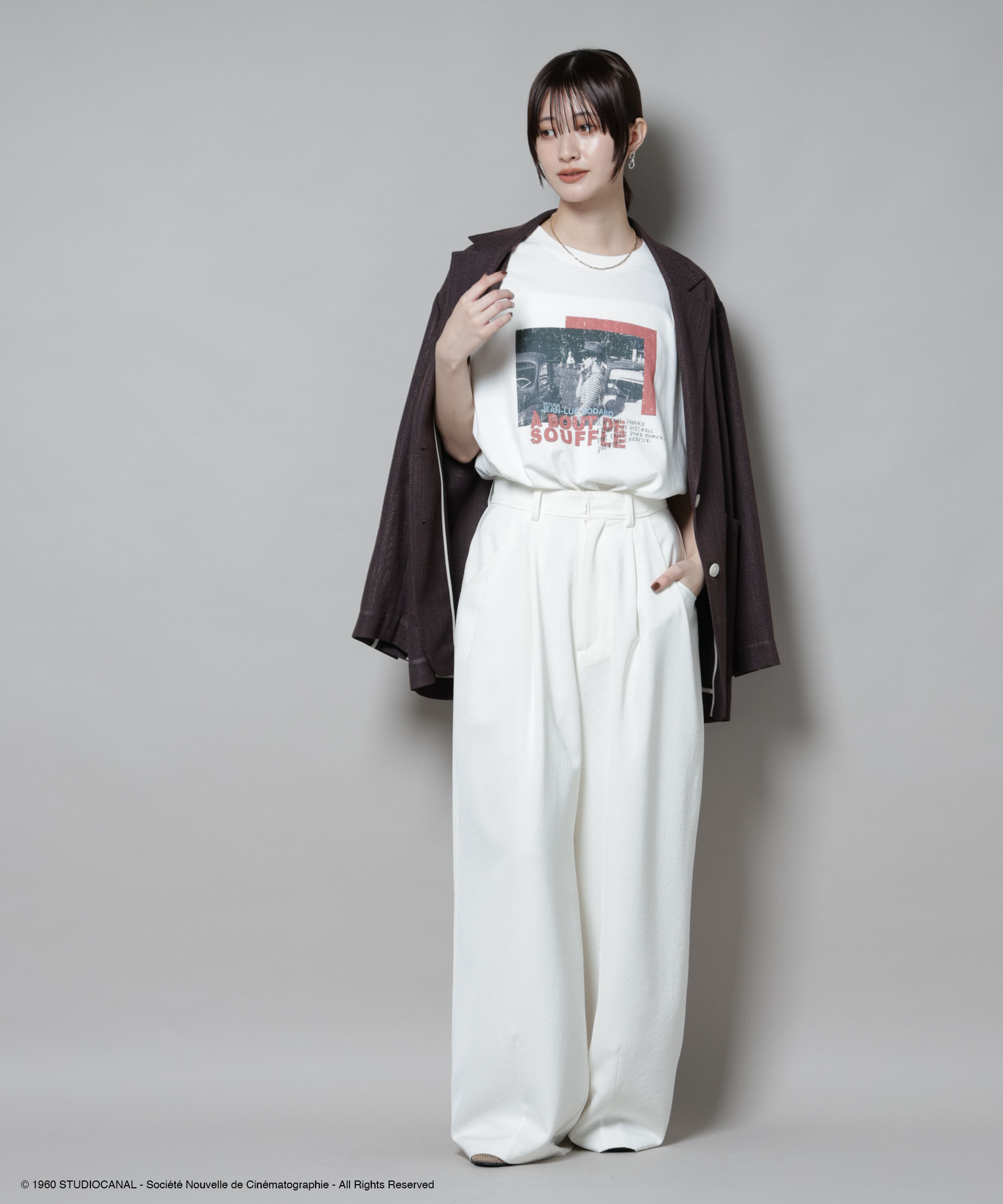 nano･universe「SmokeTシャツ」|Tシャツ・カットソー|