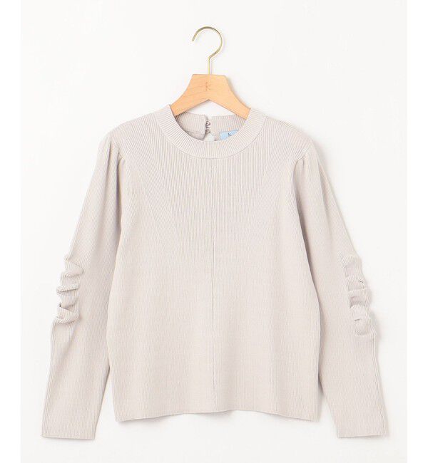 組曲「Elena フリルスリーブ ニットプルオーバー」|ニット・セーター|