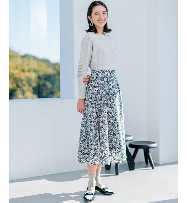 組曲「Elena フリルスリーブ ニットプルオーバー」|ニット・セーター|