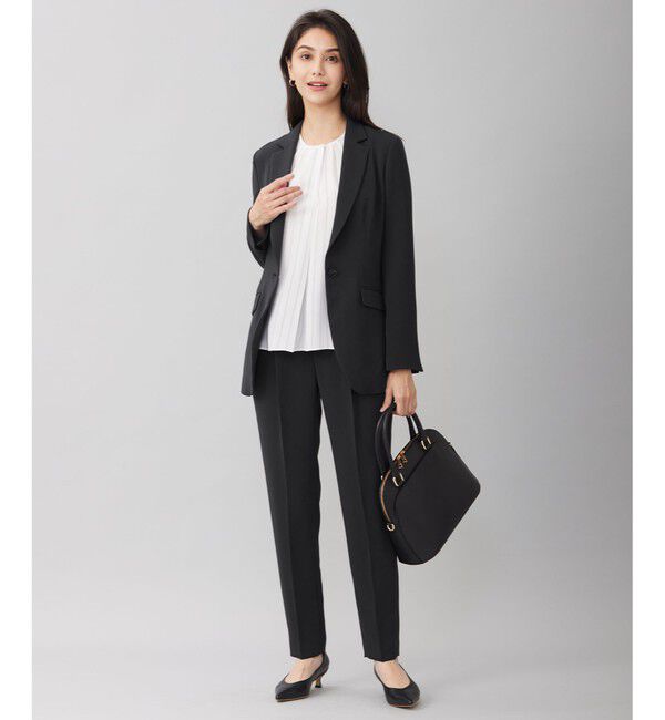 自由区「【セットアップ対応・洗える】トリアセダブルクロステーラード ジャケット」|テーラードジャケット|