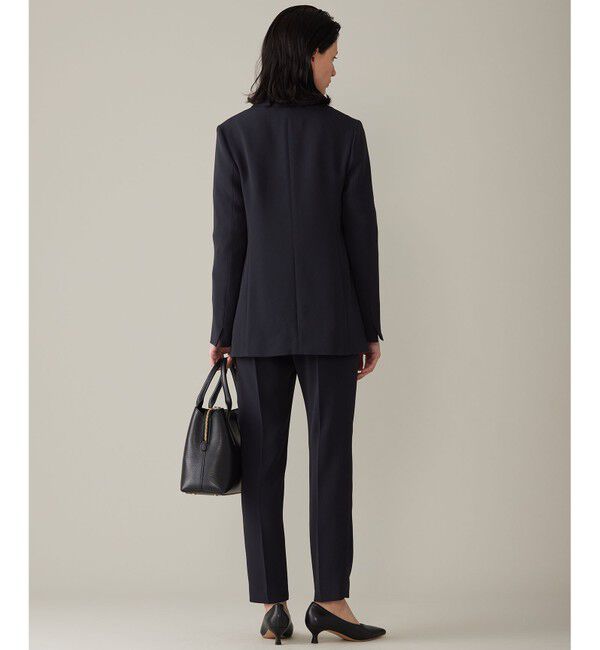 自由区「【セットアップ対応・洗える】トリアセダブルクロステーラード ジャケット」|テーラードジャケット|