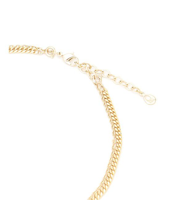 23区「カラーストーン コイン ネックレス」|ネックレス|