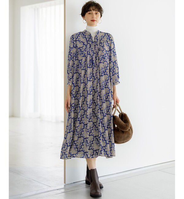 23区「【洗える】Ratti ヴィンテージペイズリープリント ワンピース」|ワンピース|