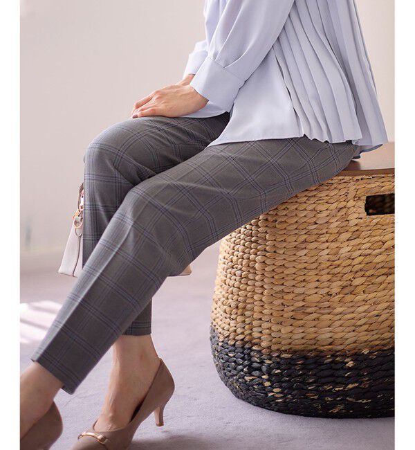 ANY SIS「【大人百花掲載 ヨンアさん着用】シリーズ累計7万本突破！サーモ2WAYストレッチ テーパードパンツ」|その他|