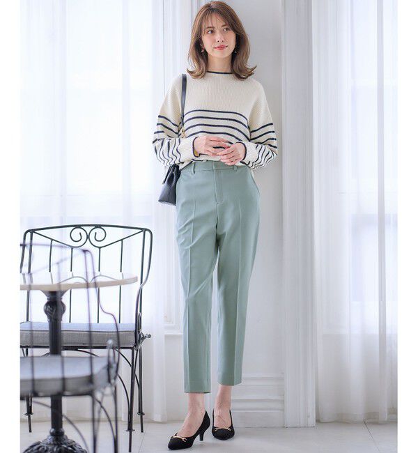 ANY SIS「【大人百花掲載 ヨンアさん着用】シリーズ累計7万本突破！サーモ2WAYストレッチ テーパードパンツ」|その他|