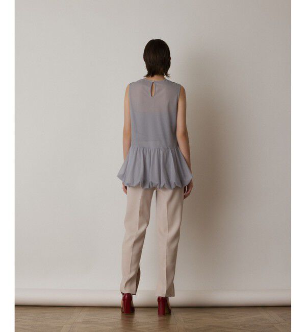 GRACE CONTINENTAL「バルーンチュールトップ」|シャツ・ブラウス|