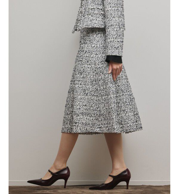 GRACE CONTINENTAL「ミックスツイードスカート」|スカート|