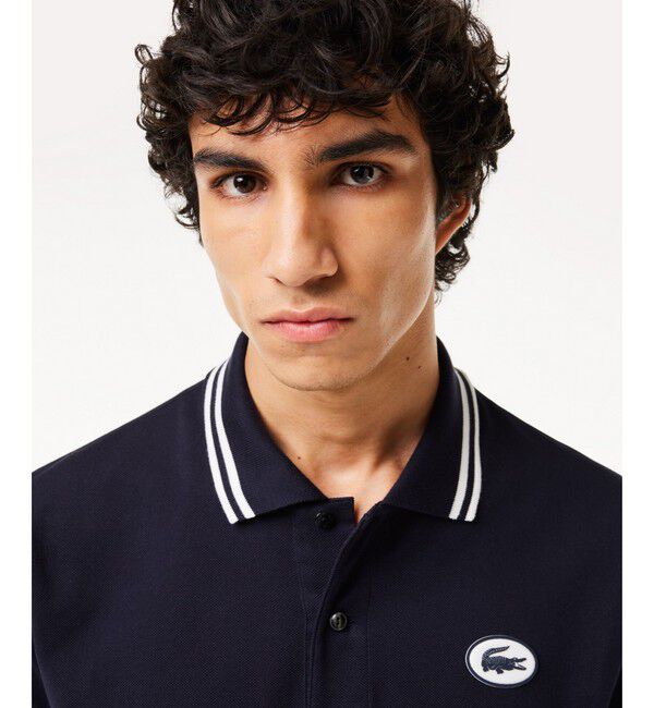 LACOSTE「フロッキープリントL.12.12ポロシャツ」|ポロシャツ|