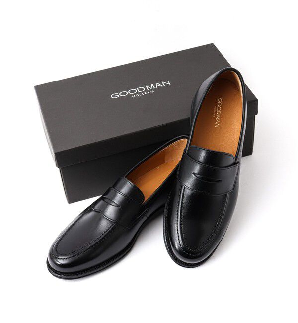 NOLLEY'S goodman「コインローファーシューズ フェニックス 本革 日本製」|ビジネス・ドレスシューズ|ブラック