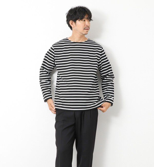 NOLLEY'S goodman「MVSシルケットボーダーBN」|Tシャツ・カットソー|