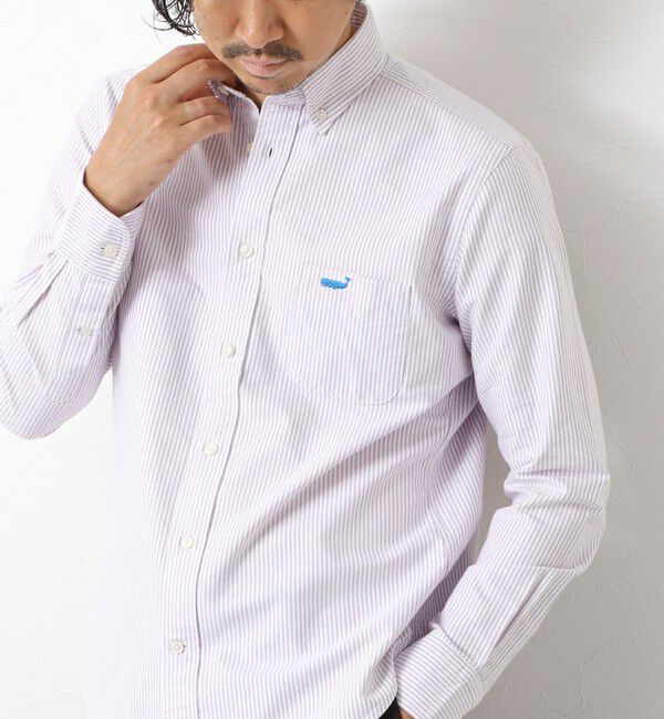 NOLLEY'S goodman「TRADITIONAL OXクジラBD 25AW」|シャツ・ブラウス|パープル系その他