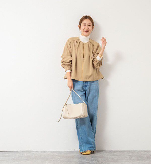 NOLLEY'S「ウォッシャブルジップアップブルゾン」|ブルゾン・スタジャン|