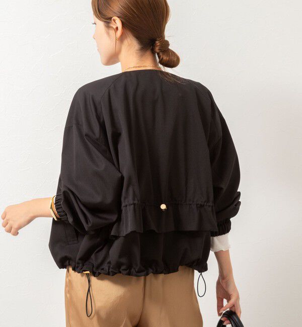 NOLLEY'S「ウォッシャブルジップアップブルゾン」|ブルゾン・スタジャン|