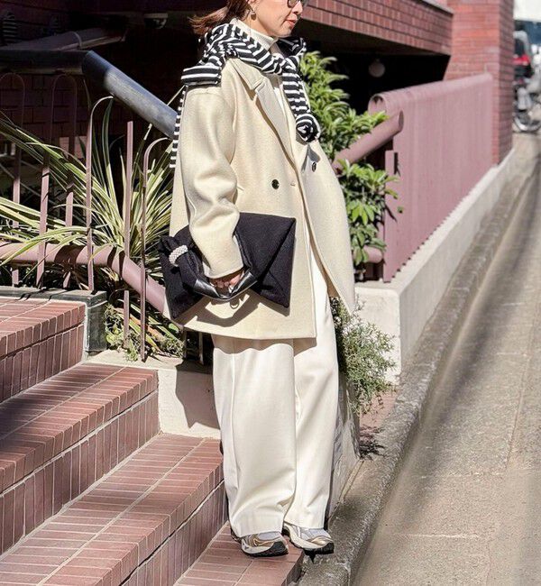 NOLLEY'S「【一部WEB限定アイテム】SP140リバーコート起毛メルトン仕上げ」|その他|