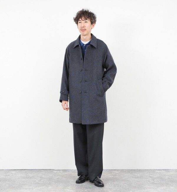 NOLLEY'S goodman「《ビジカジ対応》尾州ビーバーステンカラーコート 25AW」|ステンカラーコート|