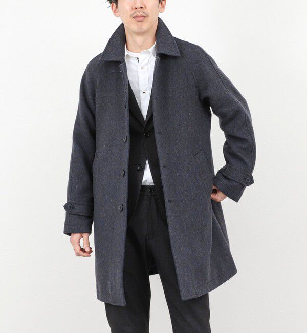 NOLLEY'S goodman「《ビジカジ対応》尾州ビーバーステンカラーコート 25AW」|ステンカラーコート|