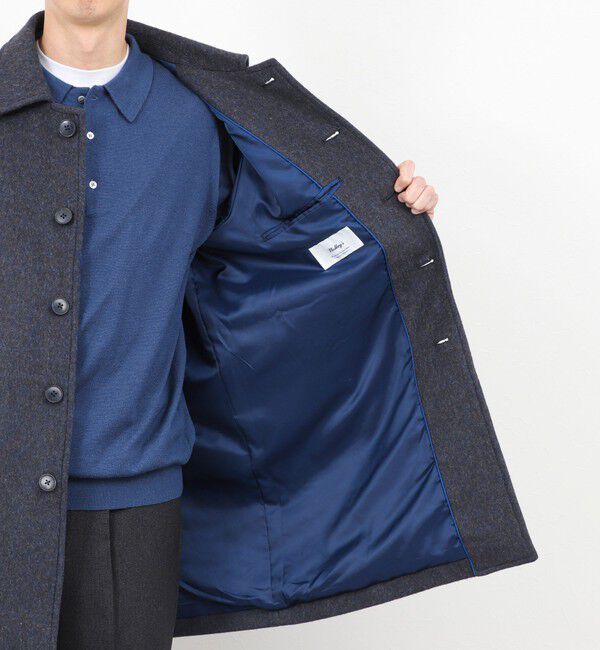 NOLLEY'S goodman「《ビジカジ対応》尾州ビーバーステンカラーコート 25AW」|ステンカラーコート|