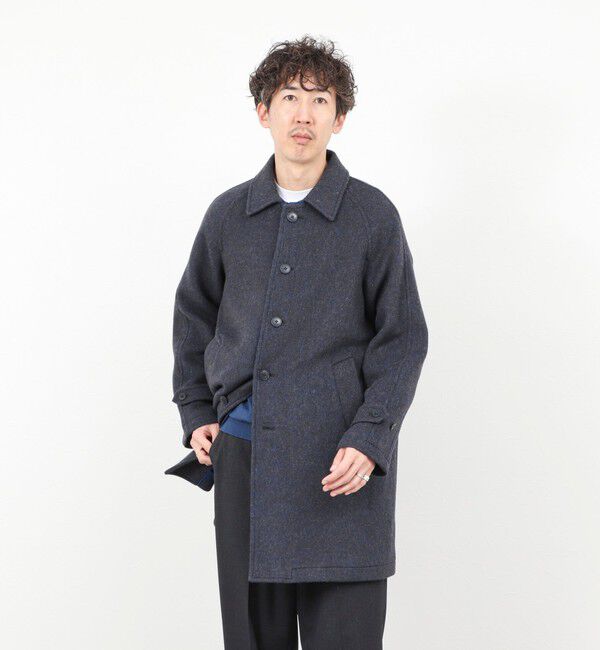NOLLEY'S goodman「《ビジカジ対応》尾州ビーバーステンカラーコート 25AW」|ステンカラーコート|