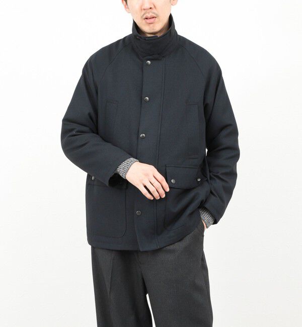 NOLLEY'S goodman「《ビジカジ対応》【TECHTWEED】【SORONA】中綿ユーティリティジャケット 25AW」|ブルゾン・スタジャン|