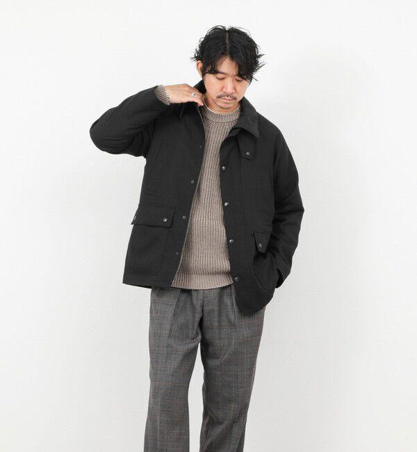 NOLLEY'S goodman「《ビジカジ対応》【TECHTWEED】【SORONA】中綿ユーティリティジャケット 25AW」|ブルゾン・スタジャン|