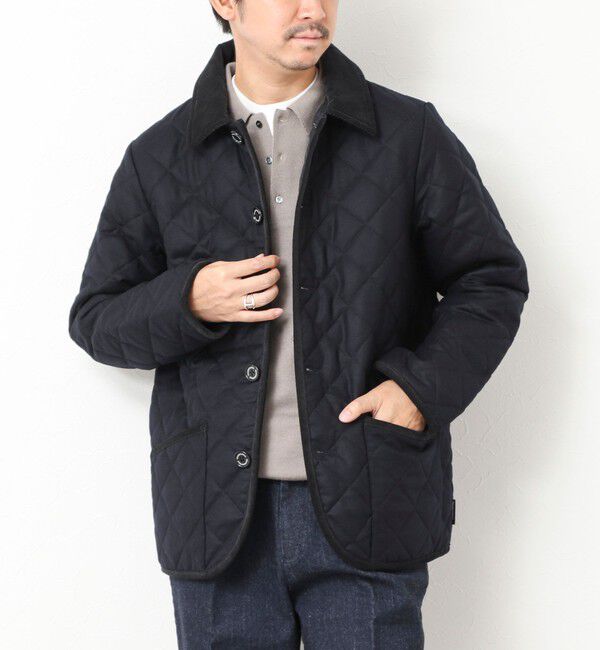 NOLLEY'S goodman「【Traditional weatherwear】WAVERLY WOOL SAXONY 25AW」|ステンカラーコート|ネイビー