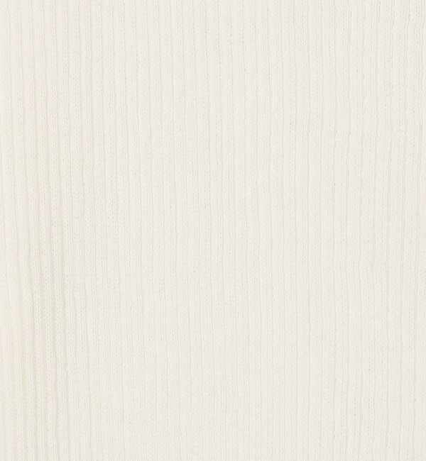 NOLLEY'S sophi「《手洗い可能》綿アセリブ半袖Vネックカーディガン」|カーディガン|