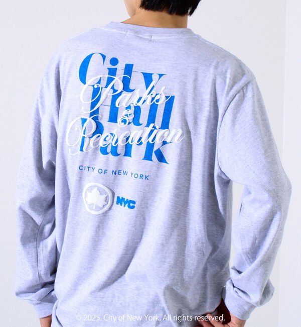 GLOSTER「【GOOD ROCK SPEED】NYC 発砲プリント ロングスリーブTシャツ ロンT」|Tシャツ・カットソー|