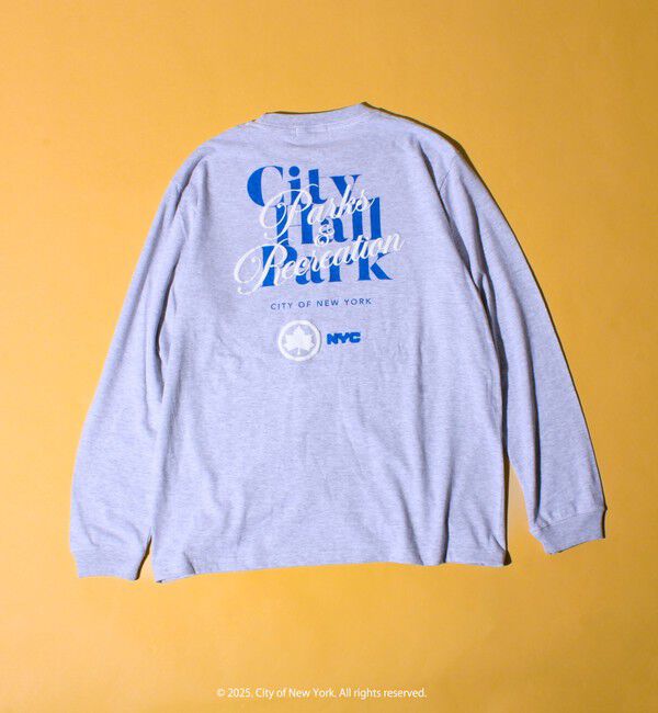 GLOSTER「【GOOD ROCK SPEED】NYC 発砲プリント ロングスリーブTシャツ ロンT」|Tシャツ・カットソー|