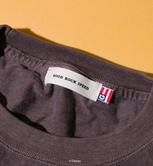 GLOSTER「【GOOD ROCK SPEED】MICKEY / フロッキープリントTシャツ」|Tシャツ・カットソー|