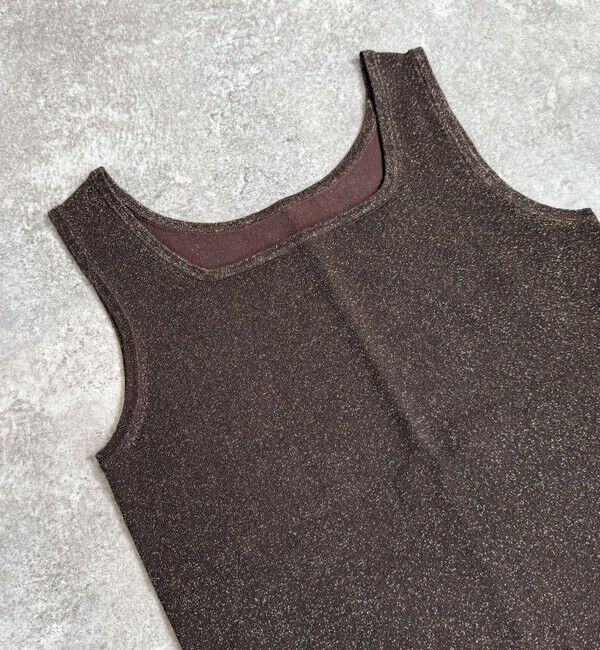 fredy emue「ラメニットタンクトップ」|タンクトップ|