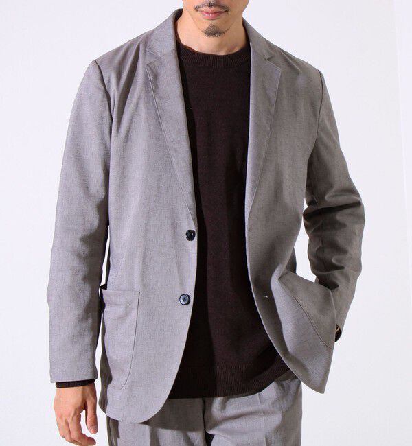 GLOSTER「【ビジカジ/セットアップ対応】GLOSTER イージーケアジャケット」|テーラードジャケット|