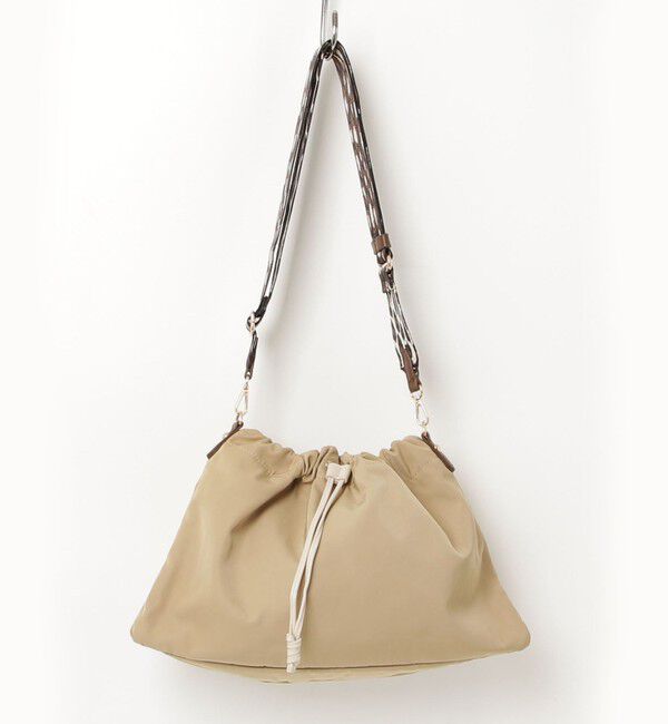 fredy emue「ジャガードショルダードロスト巾着バッグ」|ショルダー・メッセンジャー|