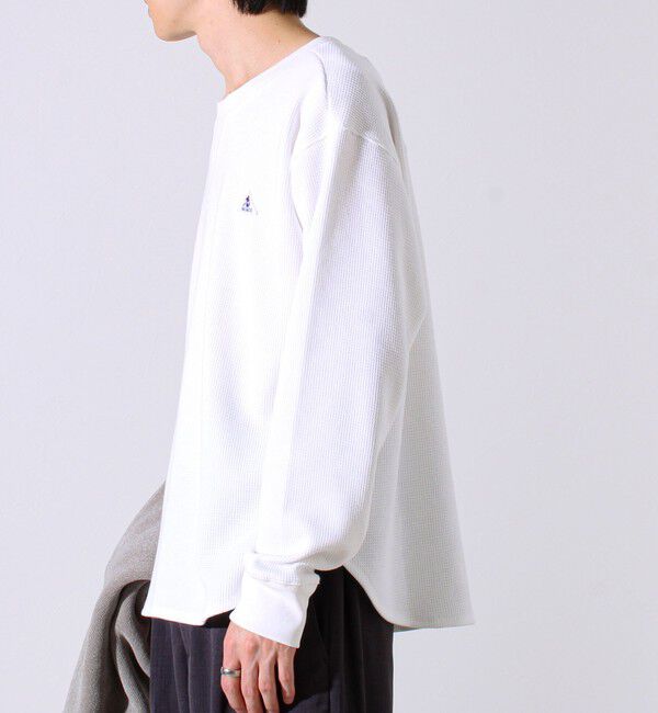 GLOSTER「【レイヤードに最適】【GEVACO】ワッフル素材ロングスリーブTシャツ」|Tシャツ・カットソー|