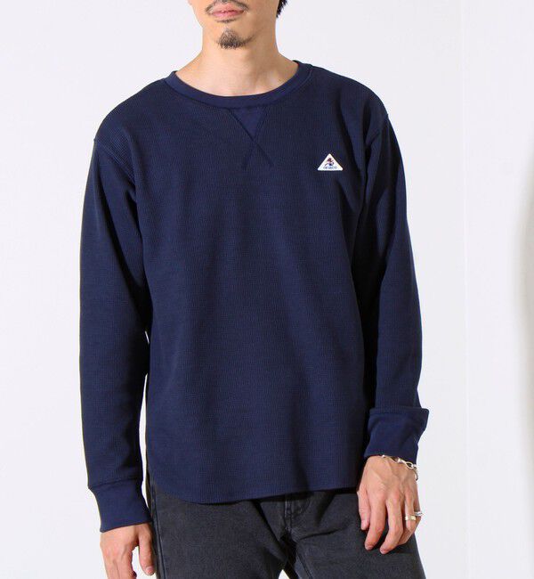 GLOSTER「【レイヤードに最適】【GEVACO】ワッフル素材ロングスリーブTシャツ」|Tシャツ・カットソー|