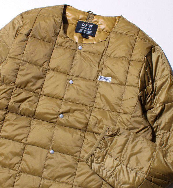 GLOSTER「【UNISEX/4サイズ/6色展開】FREDYMAC別注 TAION インナーダウンジャケット」|ダウン|ベージュ