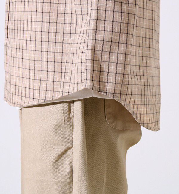 GLOSTER「【シャツ＋Tシャツの2点セット】TC平織 小柄チェックアンサンブル」|シャツ・ブラウス|