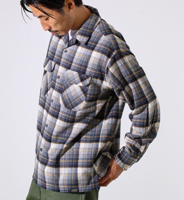 GLOSTER「【PENDLETON】Open Collar Shirt オープンカラーシャツ」|シャツ・ブラウス|
