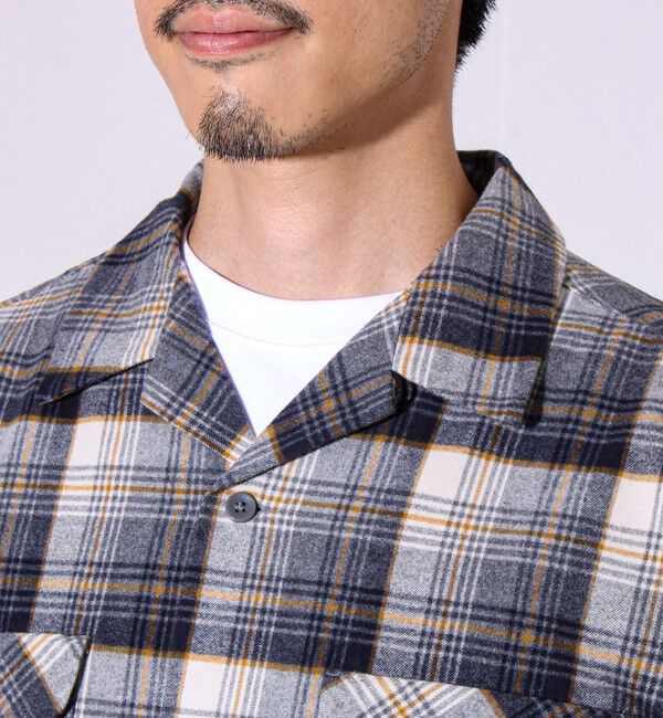 GLOSTER「【PENDLETON】Open Collar Shirt オープンカラーシャツ」|シャツ・ブラウス|