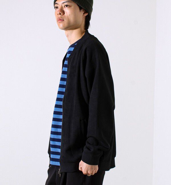 GLOSTER「【秋の新定番】フェイクスエードMA-1ジップブルゾン」|ブルゾン・スタジャン|