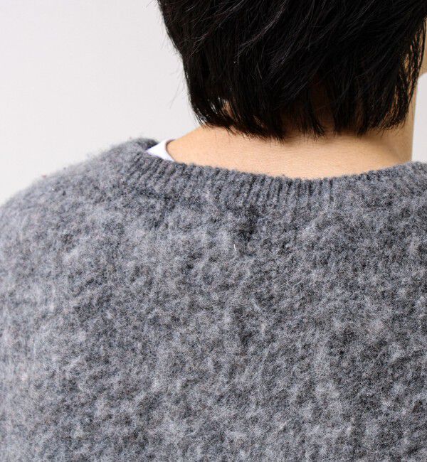 GLOSTER「【モヘアタッチ/ユニセックス対応】ヘンリーネックプルオーバーニット」|ニット・セーター|