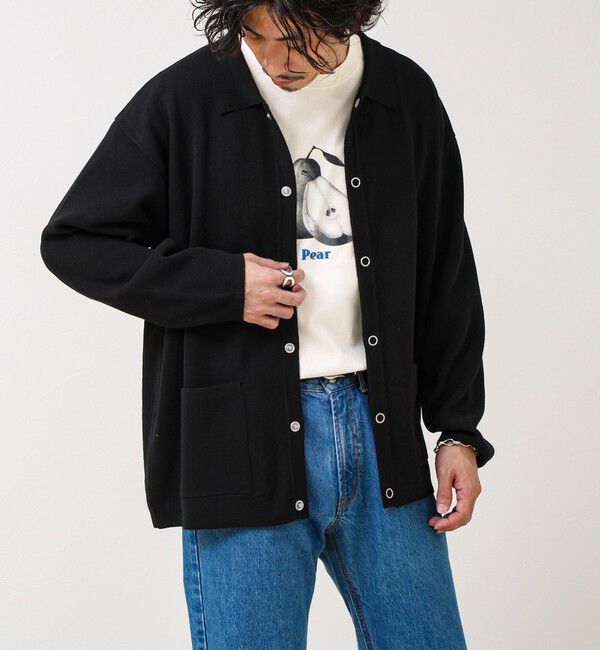 GLOSTER「【品よく羽織れる】COACH KNITカーデ」|カーディガン|