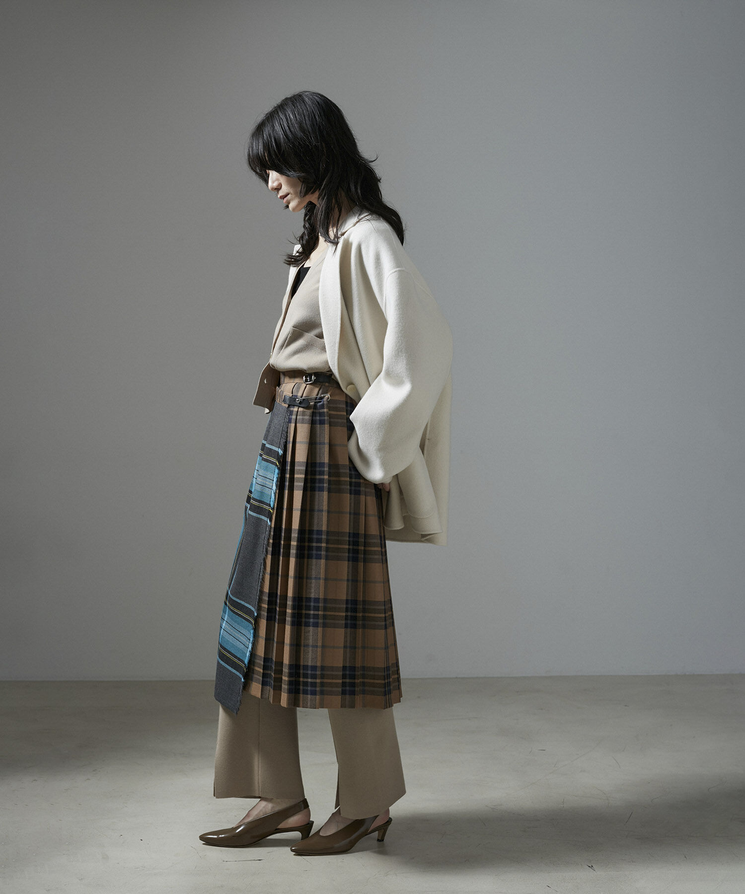 SALON adam et rope'「スウェットライクストレートイージーニットパンツ【セットアップ対応・洗える】」|その他|